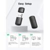 imageUGREEN AC650 USB WiFi Adapter for Desktop PC 5G 24G Dual Band WiFi Dongle Mini Wireless USB Computer Network Adapter Compatible with Windows 11 10 81 8 7