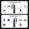 imageUGREEN Airplane Bluetooth 52 Transmitter Adapter for Airpods or Headphones Dual Pairs 2in1 Wireless Bluetooth 35mm Aux Audio TransmitterReceiver for Flight TV Car Stereo Treadmill MP3 Player