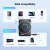 imageUGREEN Bluetooth 54 Aux Car Adapter Enhanced Connection ampamp Noise Cancellation Bluetooth Aux Receiver with Nylon Braided Cable Plug ampamp Play for Car MusicHandsFree CallsStereo Audio