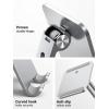 imageUGREEN Tablet Stand Compatible for iPad Desk Stand Holder Adjustable Aluminum Thicker Base Compatible with iPad Pro Air Mini 13 129 11 Inch Home Office Desk Accessories GreySilver