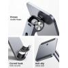 imageUGREEN Tablet Stand Compatible for iPad Desk Stand Holder Adjustable Aluminum Thicker Base Compatible with iPad Pro Air Mini 13 129 11 Inch Home Office Desk Accessories GreyGrey