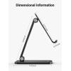 imageUGREEN Tablet Stand Compatible for iPad Desk Stand Holder Adjustable Aluminum Thicker Base Compatible with iPad Pro Air Mini 13 129 11 Inch Home Office Desk Accessories GreyBlack