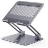 imageUGREEN Tablet Stand Holder for Desk Dual Rod Support Aluminum Tablet Holder Adjustable MultiAngle Home Office Accessories Compatible with iPad Pro 13 12 11 105 Air Mini 5 4 3 2 Phone EReader SilverGrey