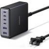 imageUGREEN 100W USB C Charging Station 6Port GaN Desktop Charger with 4 USBC ampamp 2 USBA Smart Power Distribution for MacBook ProAir Dell XPS iPad iPhone 171615 Galaxy S25S24 Pixel 109