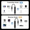 imageUGREEN Bluetooth 54 Transmitter Receiver Dual Pairs 35mm Audio Aux Adapter with Builtin Microphone for HandsFree Calls 2in1 Wireless Bluetooth Adapter Compatible with Car Speakers Home Stereo