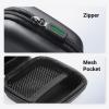 imageUGREEN Earbud Case Waterproof Earphone Case Pouch Compatible with AirPods Pro Headphone Case Holder with Stainless Steel Carabiner for Headphones Earbuds SD Memory Card Camera Chips BlackBlack