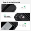 imageUGREEN Electronic Organizer Travel Case Pouch Bag Accessories Portable Waterproof Storage Bag Travel Essentials with Cable USB Flash Drive Charger External Battery Memory CardBlack