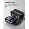 imageUGREEN Electronic Organizer Travel Case Pouch Bag Accessories Portable Waterproof Storage Bag Travel Essentials with Cable USB Flash Drive Charger External Battery Memory CardSpace Grey