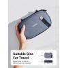 imageUGREEN Electronic Organizer Travel Case Pouch Bag Accessories Portable Waterproof Storage Bag Travel Essentials with Cable USB Flash Drive Charger External Battery Memory CardSpace Grey