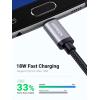 imageUGREEN Micro USB Cable 3FT High Speed Fast Charging USB Cable Nylon Braided Durable Android Phone Charger Cord Compatible with Samsung Galaxy S7 S6 Note LG V10 Tablet PS4 MP3Black