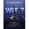 imageUGREEN WiFi 7 BE6500 PCIe WiFi Card Bluetooth 54 IEEE 80211axbe 6G5G24G Tri Band MLO Technology Flexible Dual 6dBi High Gain Antenna WPA3 PersonalEnterprise Supports Windows 11 only