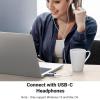 imageUGREEN 10Gbps USB C Female to USB Male Adapter Type C to USB A Charger Cable Converter Compatible with Apple Watch iPhone 15 14 13 AirPods 3 MacBook Samsung Galaxy Google Pixel etc GrayGray
