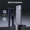 imageUGREEN M2 NVMe SATA SSD Enclosure Aluminum 10Gbps USB C External Portable NVMe M2 Enclosure USB 32 Gen2 Support UASP Trim for MBM Key NVMe and SATA SSD in Size of 2230224222602280
