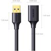 imageUGREEN USB Extension Cable USB 30 Extender Cord Type A Male to Female Data Transfer Lead for PlayStation Xbox Oculus VR USB Flash Drive Card Reader Hard Drive Keyboard Printer Camera 6ft3 ft
