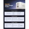 imageUGREEN 65W USB C Charger Block Nexode 3Port GaN Fast Type C Charger Compact Foldable Power Adapter for MacBook ProAir Dell XPS iPhone 1615 iPad Pro Galaxy S25 WhiteWhite