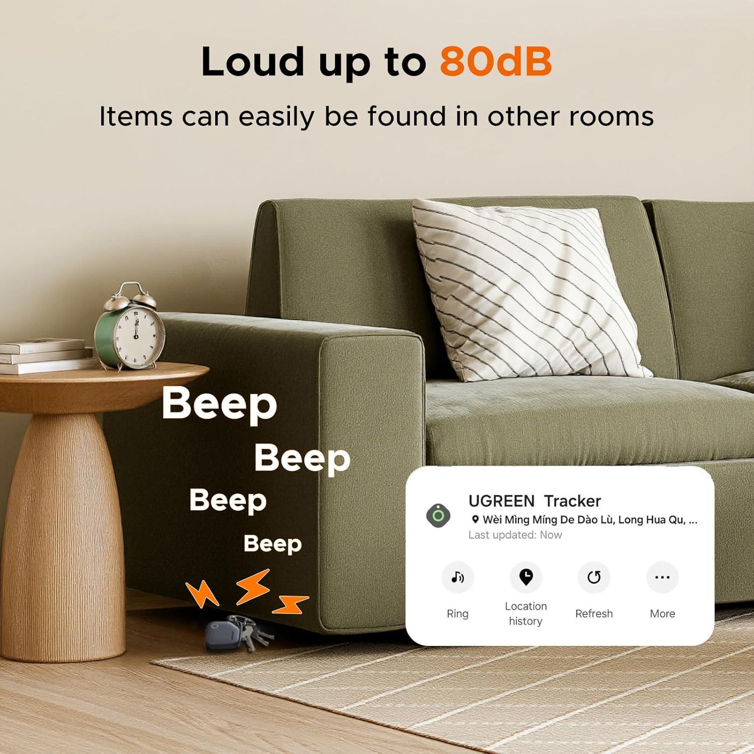 imageUGREEN FineTrack Samsung Only Wallet Tracker Card Bundle with Bluetooth Tracker Tags Work with Samsung SmartThings APP