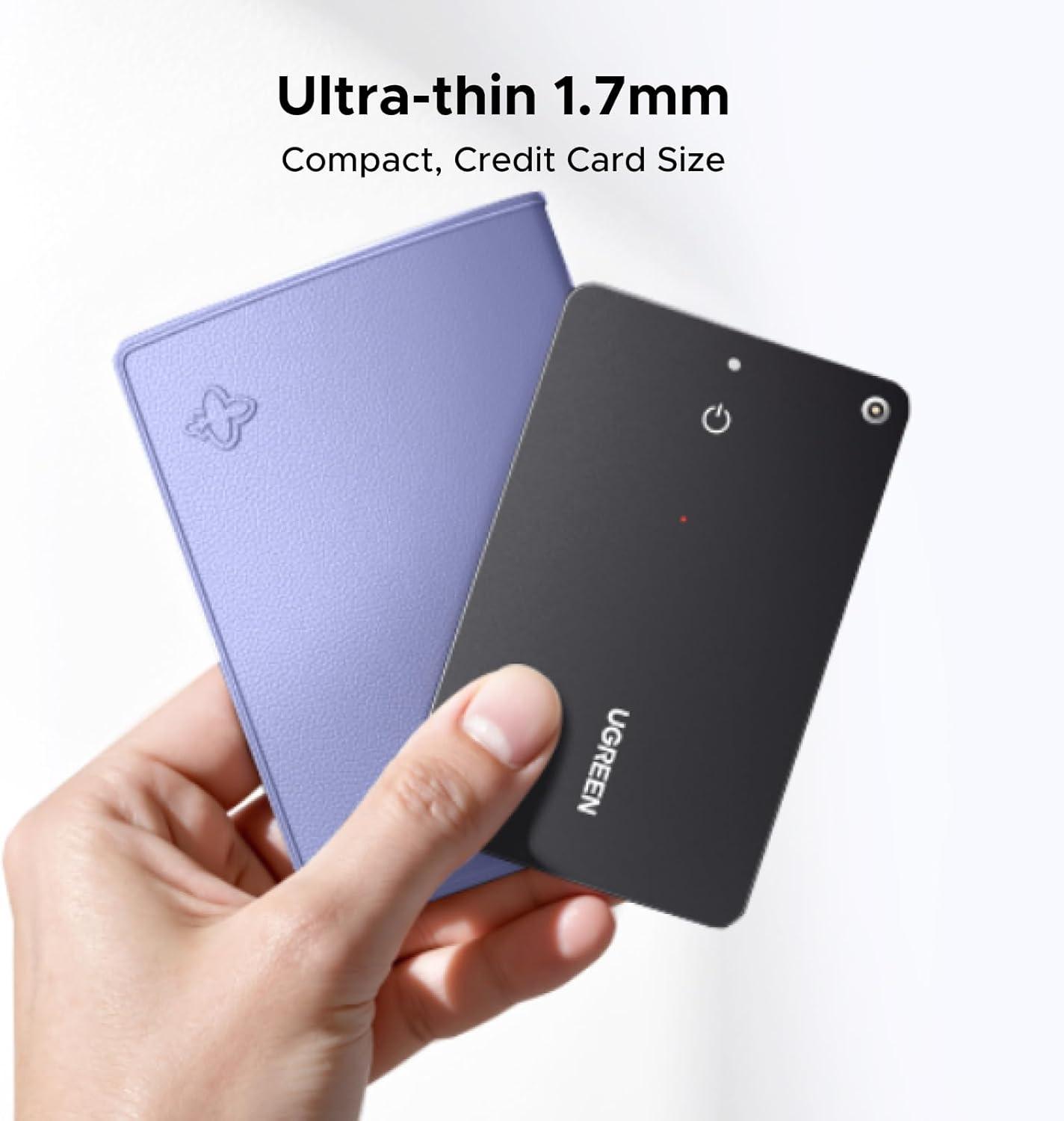 imageUGREEN FineTrack Samsung Only Wallet Tracker Card Bundle with Bluetooth Tracker Tags Work with Samsung SmartThings APP