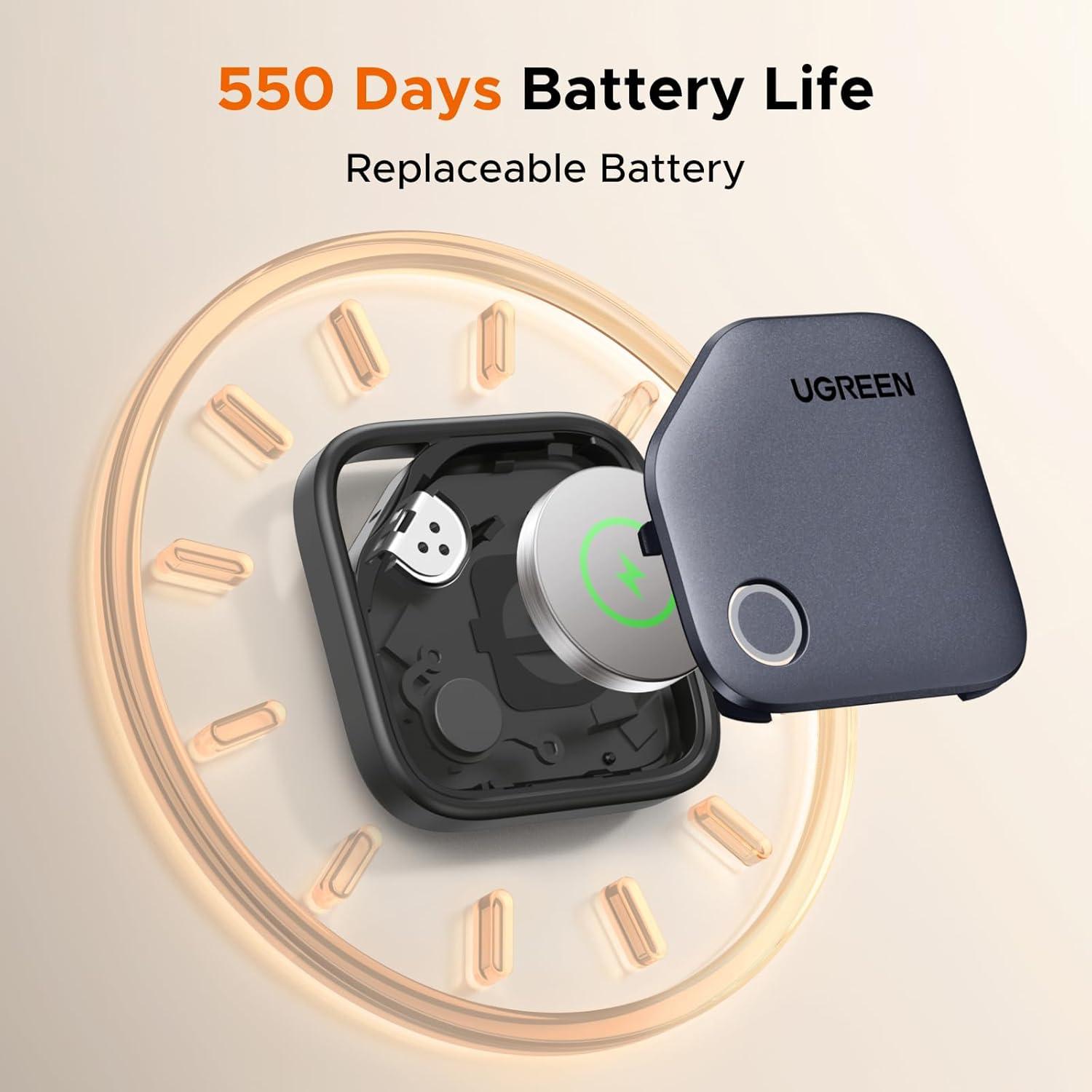 imageUGREEN FineTrack Samsung Only Wallet Tracker Card Bundle with Bluetooth Tracker Tags Work with Samsung SmartThings APP