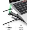 imageUGREEN USB C Laptop Docking Station 4 Levels Adjustable Foldable Portable Desktop Stand with USB C 4K HDMI TFSD 2 USB 30 Ports Compatible with Macbooks HP Dell Acer Asus Lenovo and More