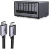 imageUGREEN NASync DXP8800 Plus 8Bay Desktop NAS Bundle with 10FT 8K HDMI Cable Certified