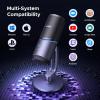 imageUGREEN Microphone for PC USB Mic with RGB Lights Mute Button 24bit96kHz Cardioid Polar Pattern Volume Control Condenser Microphone for Streaming Gaming Podcasting Recording Laptop PS5