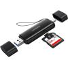 imageUGREEN USB C SD 40 Card Reader USB Memory Card Reader for SDXC SDHC MicroSD MMC RSMMC Micro SDXC Micro SDHC UHSII and UHSI Support 312 MBs SD