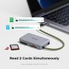 imageUGREEN USB C SD Card Reader with SD Card Storage HighSpeed Memory Card Reader Adapter with 4 Card Storage Case Holder for Cameras SDMicro SD Card Compatible with iPhone 16 15 Samsung Galaxy etc