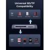 imageUGRREN Magnetic USB C SD 40 Card Reader Portable Micro SD Card Reader Memory Card Reader Adapter for iPhone 1615 MacBook Compatible 312MBs SDTFMicro SD