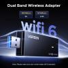 imageUGREEN AX1800 WiFi Adapter for Desktop PC USB WiFi 6 Dongle with 5GHz24GHz Dual Band WAP3SAE Only Compatible with Windows 1011