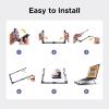 imageUGREEN Portable Laptop Stand Foldable ampamp Compact Aluminum Computer Stand Holder for Desk Adjustable Ergonomic Laptop Riser for MacBook TravelFriendly for 1017 Inch Laptops