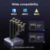 imageUGREEN 20Gbps Dual Bay SSD Cloner NVMe EnclosureUSB32 Gen 2X2 ToolFree USB Adapter M2 Docking Station for M Key PCIE NVMe SSD Reader Supports Offline Clone Up to 16TB