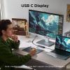 imageUGREEN Revodok USBC Hub 4K60Hz Video Adapter 10Gbps 2USBA 32  2USBC 32 100W PD Aluminum Travel Dock Compatible with Portable Monitor MacBook ProAir iPad Pro Steam Deck Dell XPS