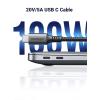 imageUGREEN 100W USB C to USB C Cable 5A PD30 Type C Cable Nylon Braided Compatible with MacBook Pro 2022 iPad Pro 2022 Samsung Galaxy S2322Z Fold Google Pixel PS5 Switch etc 66FTB0B27G1BZ9