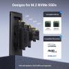 imageUGREEN 10Gbps NVMe SSD Enclosure Bundle with 80Gbps NVMe SSD Enclosure