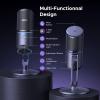 imageUGREEN 2K Webcam Webcam for PC Ultra HD 1080P Computer Camera with Microphone Bundle with Microphone for PC USB Mic with RGB Lights Mute Button 24bit96kHz Cardioid Polar Pattern