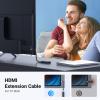 imageUGREEN 33FT HDMI Extender 8K60Hz HDMI 21 Extension Cable Male to Female Adapter Cord 4K240Hz HighSpeed 48Gbps Compatible with Switch 2Xbox Series XRoku StickBluray Laptop PC TV05FT
