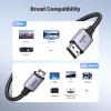 imageUGREEN 8K Mini HDMI to HDMI Cable 66FT Aluminum Braided 8K60Hz 4K120Hz High Speed HDMI 21 Bundle with HDMI Coupler 2 Pack 8K60Hz HDMI Female to Female Adapter HDMI 21 Connector 3D 4K240Hz