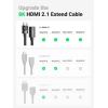 imageUGREEN 8K60Hz HDMI Extender Cable Bundle with HDMI Coupler 2 Pack 8K60Hz