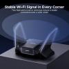 imageUGREEN BE6500 WiFi Adapter for Desktop PC WiFi 7 Dongle with 5GHz24GHz6GHz TriBand Dual High Gain Antennas USB 30 4KQAM WAP3SAE Only Compatible with Windows 1011