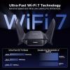 imageUGREEN BE6500 WiFi Adapter for Desktop PC WiFi 7 Dongle with 5GHz24GHz6GHz TriBand Dual High Gain Antennas USB 30 4KQAM WAP3SAE Only Compatible with Windows 1011