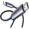 imageUGREEN Bidirectional USB C to DisplayPort 14 Cable 8K60Hz 4K240Hz DisplayPort to USB C Bundle Active HDMI to Display Port Cable with USB Powered 4K60Hz 1080P120Hz