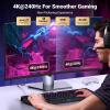 imageUGREEN DisplayPort to HDMI Cable 8K60Hz 4K240Hz Active DP 14 to 21 Cord Unidirectional HDR Dolby Bundle with HDMI 21 Cable 48Gbps 66FT Certified Ultra High Speed Cord Aluminum 8K