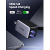 imageUGREEN Dual 65W GaN USBC Charger Bundle  4Port  3Port Fast Charging Station for Laptop Phone amp Tablet Travel amp Home Use