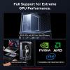 imageUGREEN External Graphics Dock with 850W Power Supply 80 Plus Gold Certification ATX 31 PSU OCuLinkampUSB4  64Gbps40Gbps Compatible with GPUs like NVIDIAAMDIntel for LaptopsHandheldsMini PCs