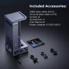 imageUGREEN External Graphics Dock with 850W Power Supply 80 Plus Gold Certification ATX 31 PSU OCuLinkampUSB4  64Gbps40Gbps Compatible with GPUs like NVIDIAAMDIntel for LaptopsHandheldsMini PCs