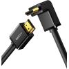 imageUGREEN HDMI Cable Right Angle 4K 90 Degree HDMI Cord High Speed Down Angle HDMI 20 Cable 4K60Hz HD 3D 1080P ARC Compatible for Laptop Monitor Nintendo Switch Xbox PS5 PC TV 33FT 66FT