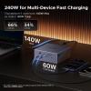 imageUGREEN Maxidok Thunderbolt 5 Dock Revodok 17 in 1 120Gbps M2 SSD Slot 3TBT5 Single 8KDual 6K240W Total Charging 25G SD 40 35mm Audio Docking Station for MacBooks amp Windows Laptops