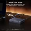 imageUGREEN Maxidok Thunderbolt 5 Hub Revodok 10 in 1 120Gbps with 3TBT5 Single 8K  Dual 6K 140W Total Power DP21 Gigabit Ethernet SDTF 30 Docking Station for MacBooks and Windows Laptops