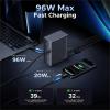 imageUGREEN Revodok Max 13in1 Thunderbolt 4 Docking Station 40Gbps with 3TBT4 Dual 4K60Hz max 180W Total Power 96W Laptop Charging 1Gbps Ethernet SDTF 30 35mm Audio