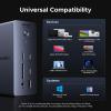 imageUGREEN Revodok Max 13in1 Thunderbolt 4 Docking Station 40Gbps with 3TBT4 Dual 4K60Hz max 180W Total Power 96W Laptop Charging 1Gbps Ethernet SDTF 30 35mm Audio
